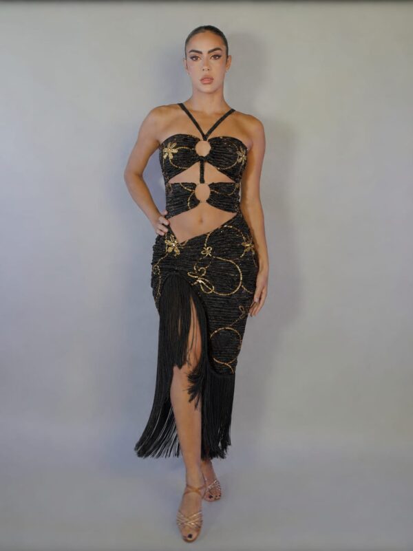 Vestido Golden Noir