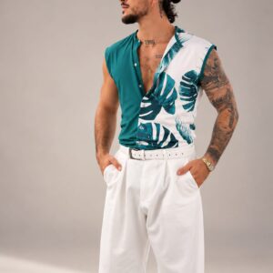 Camisa Tropical Esmeralda